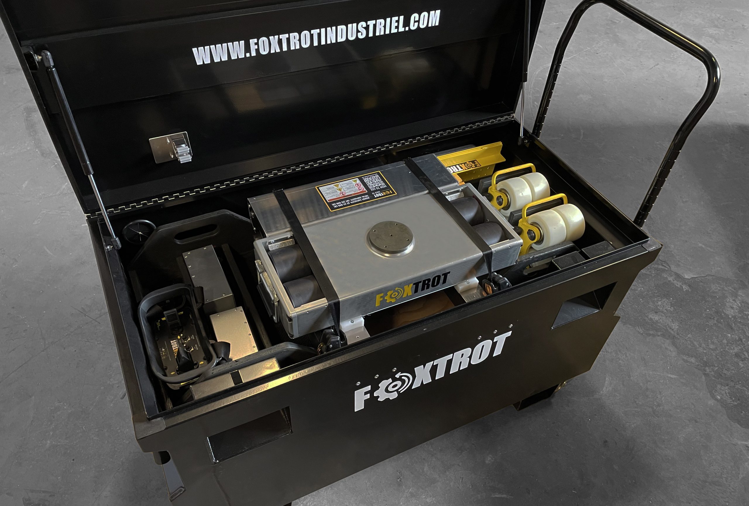 Coffre de chantier du Solo 10 Coffre de chantier contenant le solo 10 et ses accessoires