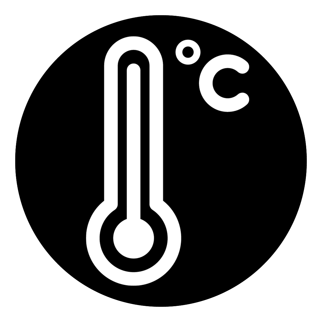 Operation temperature icon