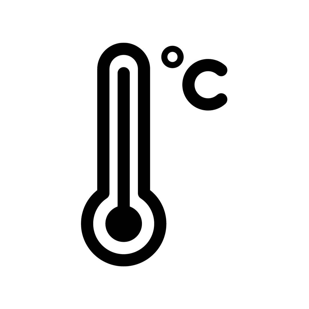 Operation temperature icon