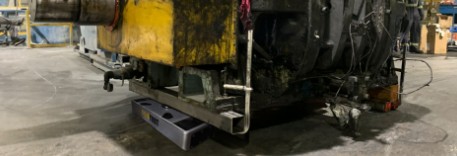 Déplacement d&rsquo;un mélangeur de caoutchouc